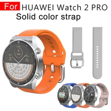 

Solid color Silicone Strap for Huawei Watch GT2 Pro 22mm Stainless Steel Correa Metal Watch Band for GT2 46mm GT2e Wrist Band