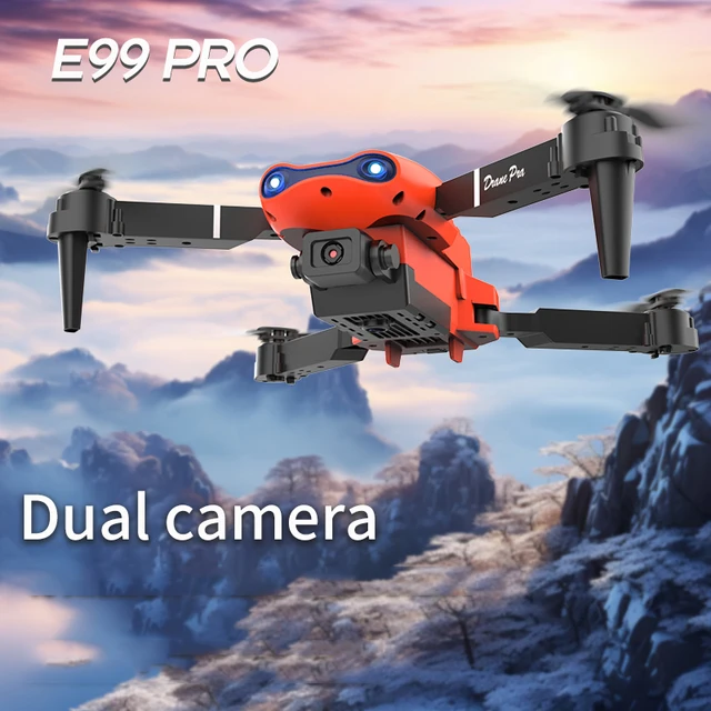 2024 New E99 Pro RC Drone Professinal With Wide Angle Dual HD Camera Foldable RC Helicopter WIFI FPV Height Hold Apron Sell 5