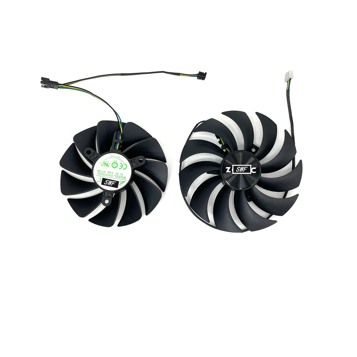 Twin Edge Placa Gráfica Ventilador de Refrigeração Ga92s2u Gfy092m12spa 88 Milímetros 100 Milímetros Cf9015h12s Zotac Rtx 3070 Rtx 3070ti Novo - Imagem 2