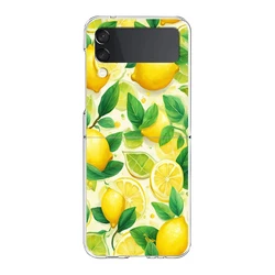 Fruit Lemon Shockproof Hard Folding Phone Case Cover - Galaxy ZFlip 5 (-1)