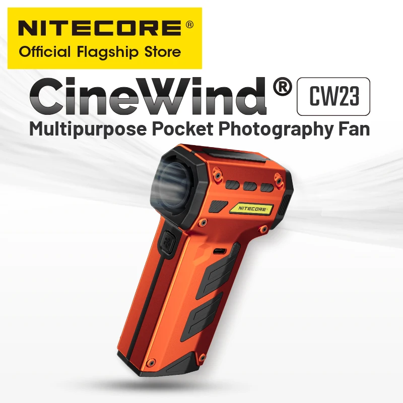 NITECORE CW23 מאוורר צילום כיס רב תכליתי מפוח חשמלי נייד שאיבת אבק עבור קנון סוני וידאו קצר קמפינג לרכב