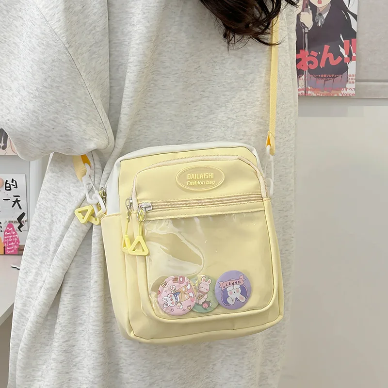 Cute Single Shoulder Bag for Primary School Girls on Outing Lightweight Child Backpack