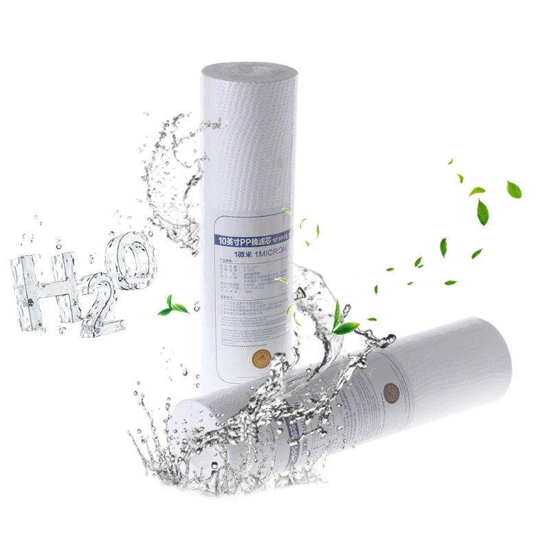 10" Water Purifier PP Filter Cartridge 1 Micron Strainer Sediment Replacement G5AB