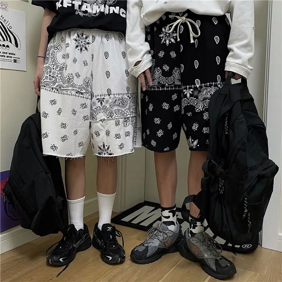 Paisley Bandana Drawstring Sweatpant 