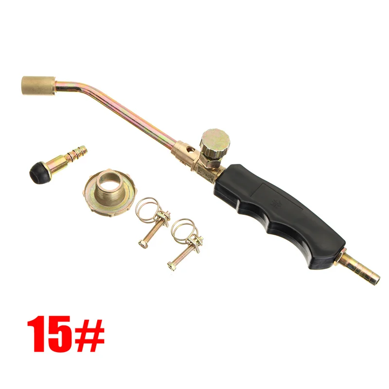 Heating Torch 15~35# Soldering Propane Butane Gas Flame Blow Plunber Roofing Stainless Steel Soldering Gun gas torch welding torch gas burner butane torch