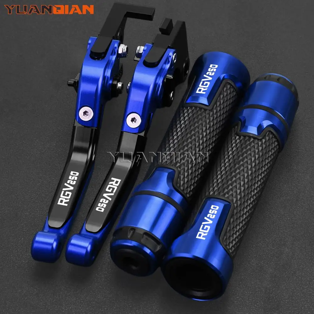 Per Suzuki Rgv250 1988 Rgv 250 Rgv-250 Accessori Moto Leve Frizione Freno Regolabili Estensibili E Manopole Manubrio Maniglia