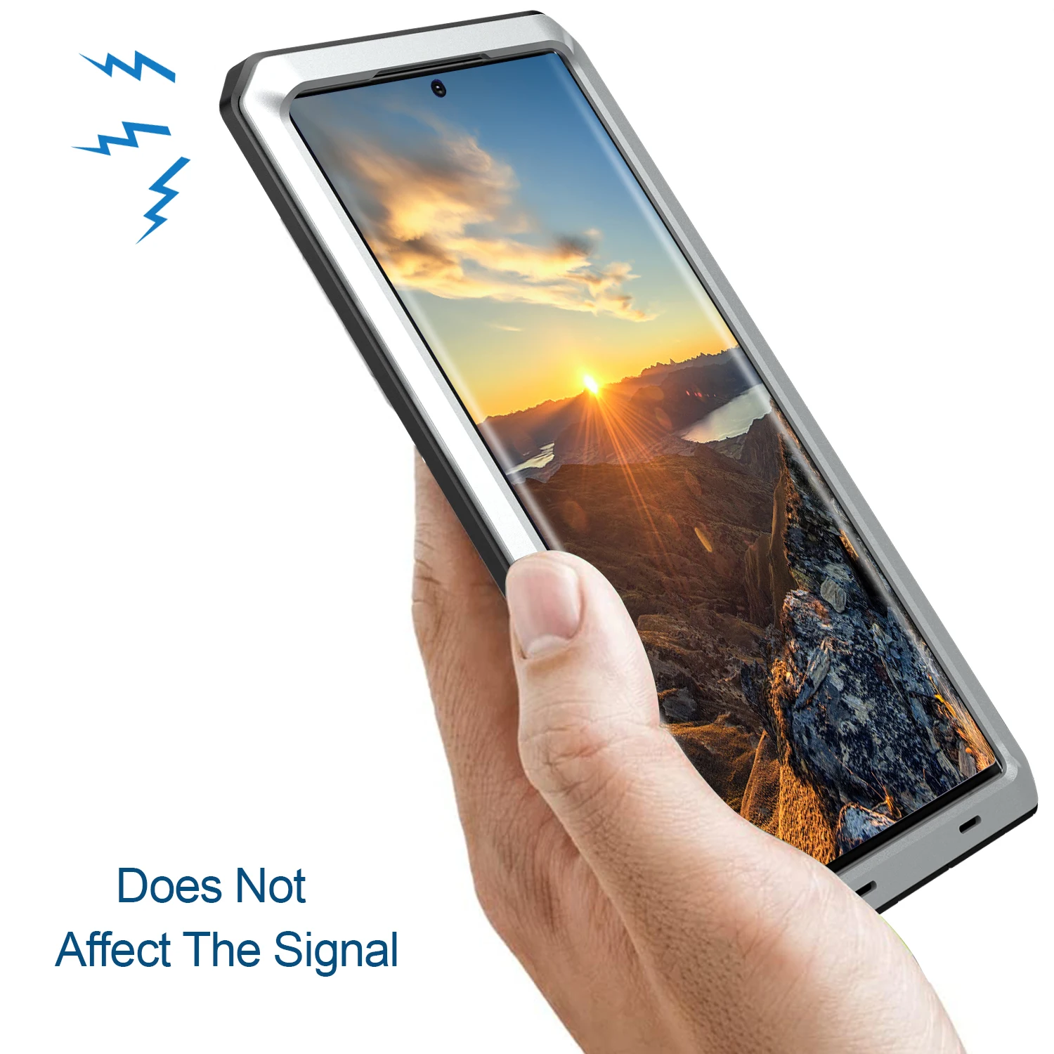 IP54 Military Grade Protection Metal Armor Case for Samsung Galaxy Note 8 9 10 Plus 20 Ultra Shockproof Heavy Duty Defender Case