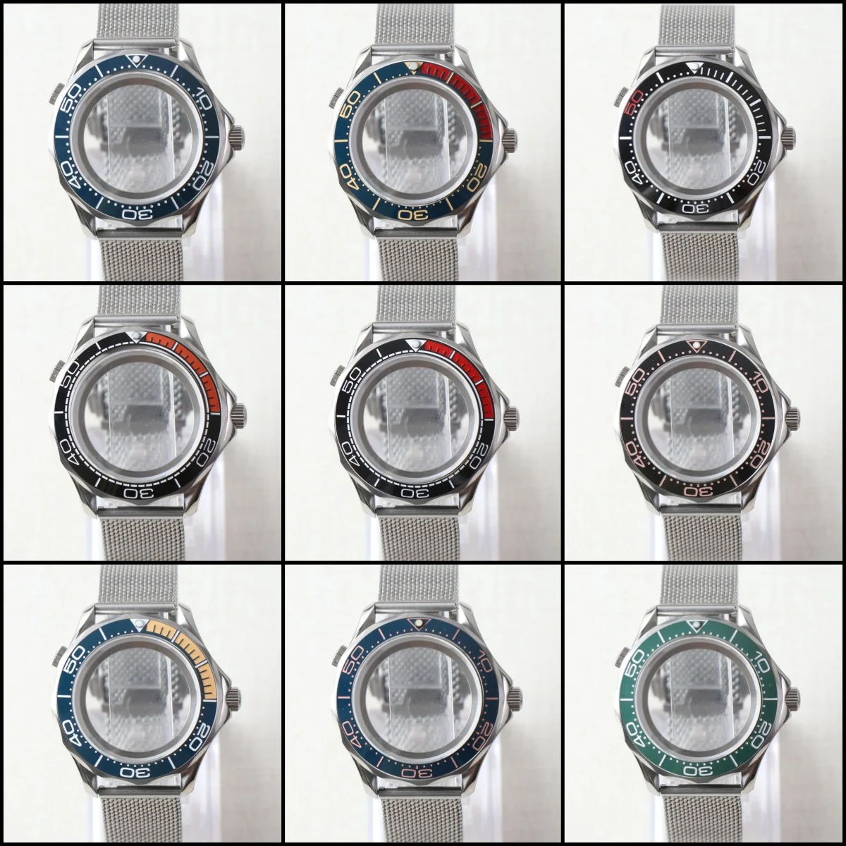 

Женские Водонепроницаемые часы с ремешком, 41 мм, NH35, подходит для Seiko Sea Master NH35A, 30,5 мм NH35, NH36, NH38, 5 бар