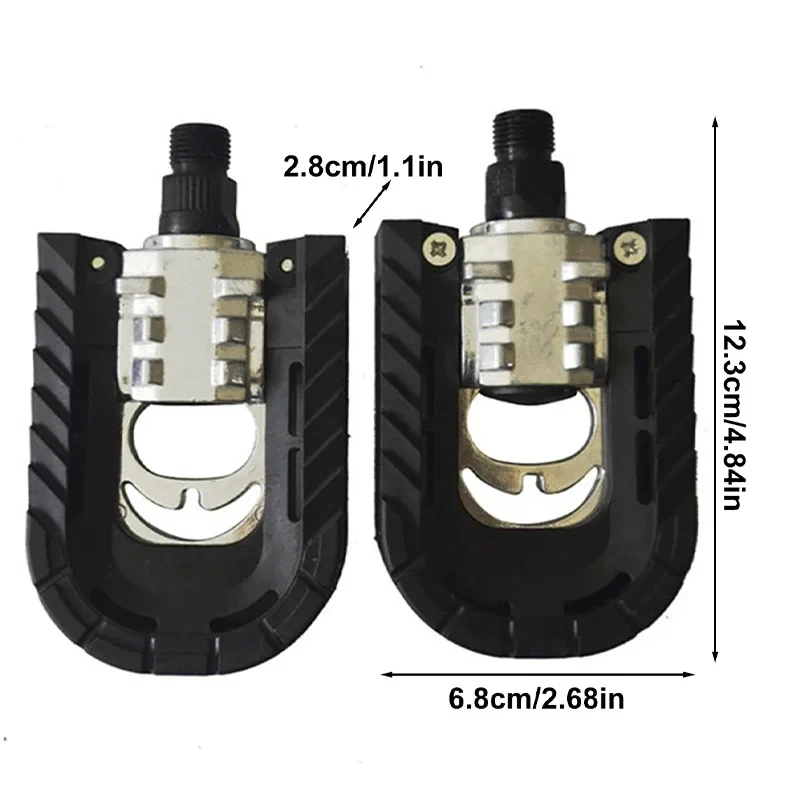 Folding Aluminum Bike Pedals with Reflectors 5