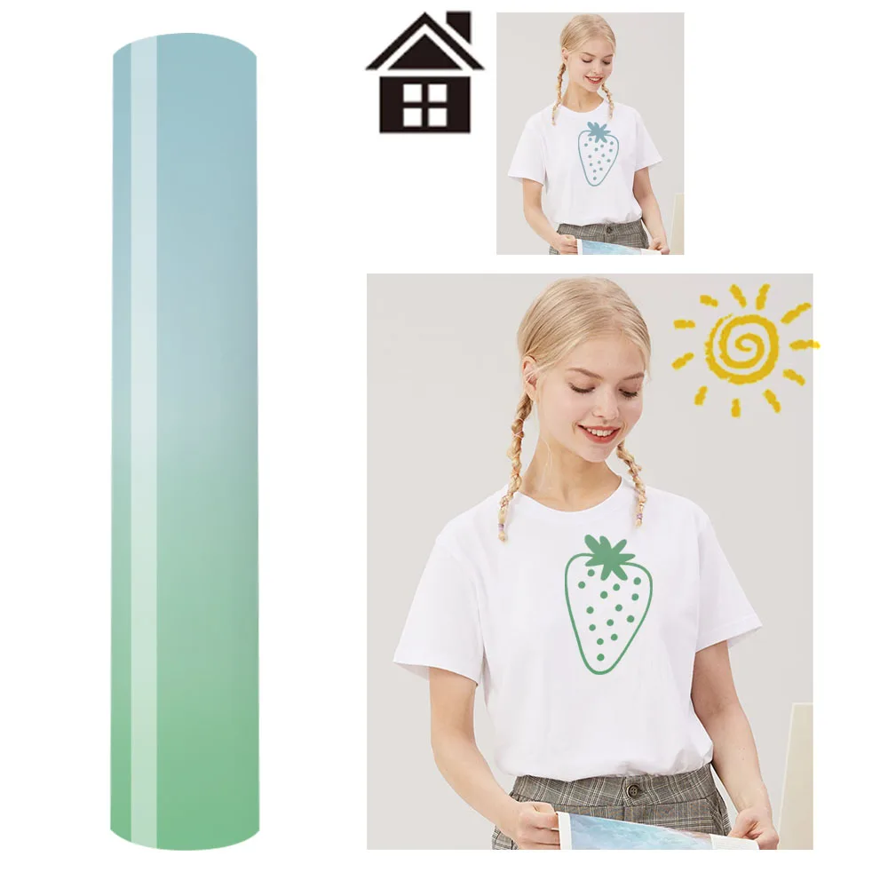 Sunlight Sensitive Color-Changing Vinyl - PU Heat Transfer
