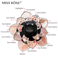 MISS ROSE All in One Makeup Kit for Women Full Kit Set Make Up Sets Eyebrow Eyeliner Eyeshadow Brushe Multi-Purposes Kits Box 1