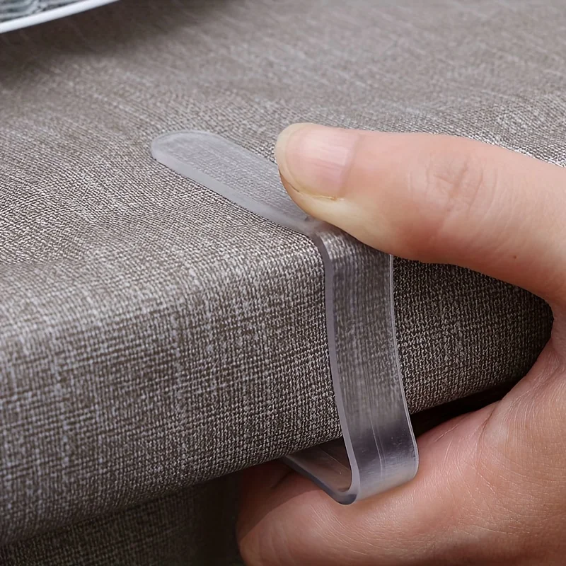 tablecloth clip fixing buckle transparent anti slip household table corner tablecloth clip fixing device plastic buckle 10pcs