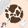 Cow Print Animation Round Office Computer Desk Mat Table Keyboard Big Mouse Pad Laptop Cushion Non-slip for PC Computer Table 5