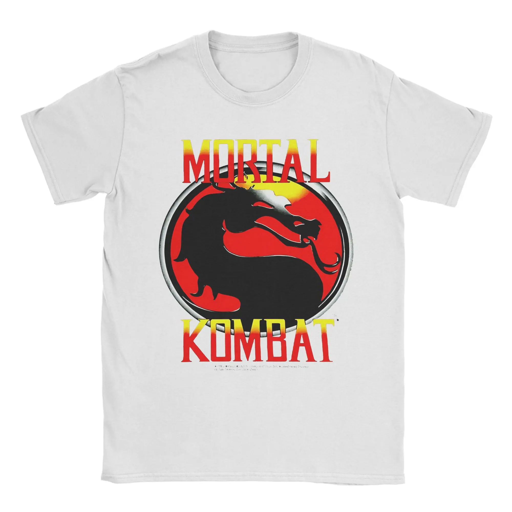 تي شيرت Game Mortal Kombat للرجال والنساء من القطن المضحك برقبة دائرية وأكمام قصيرة تي شيرت صيفي 1