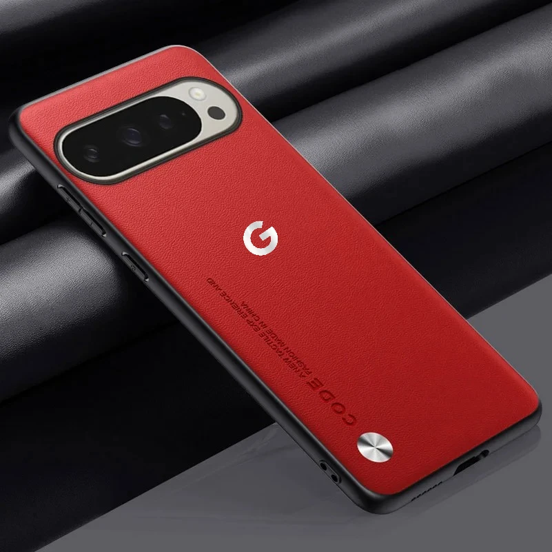 Leather G Logo Protective Phone Case with Anti-Drop TPU Bumper