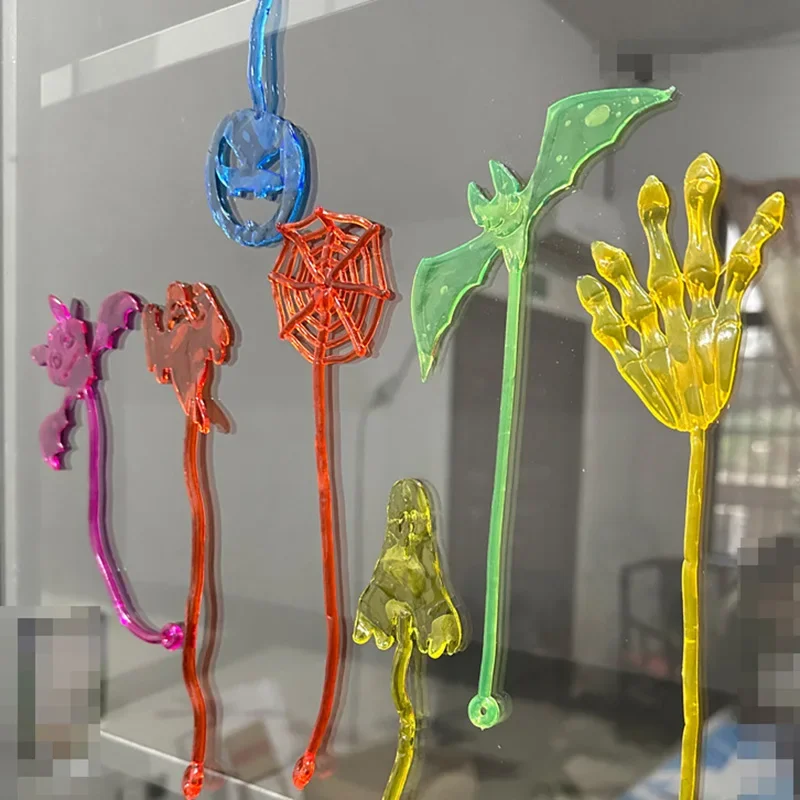 1/5pcs Elastic Telescopic Sticky Wall Climbing Joke Toys Kids Adults Stress Relief Softly Toy Fun Hands stress relief toys joke toys sticky toys
