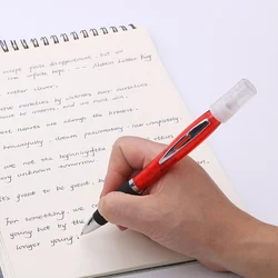 Stylo à bille en plastique, stylo désinfectant, Mini bouteille de parfum Portable de voyage, couleur d'encre bleue, fournitures de bureau, vente en gros, cadeaux 