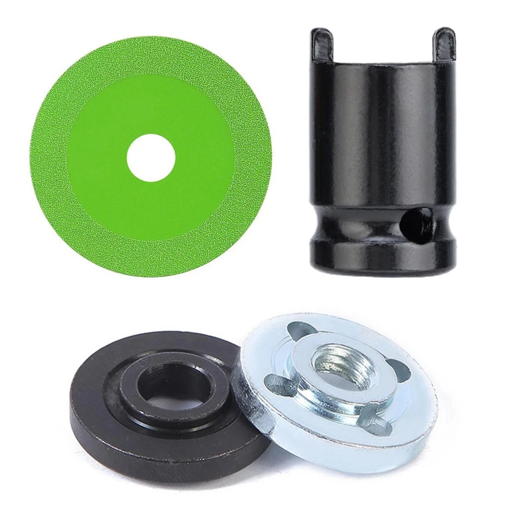 Glass Cutting Disc With Adapter Set Saw Blade Ceramic Tile Jade Special Polishing Cutting Blade Brazing Grinding Disc mx diamond disc saw blade ceramic tile and ordinary glass jade marble polishing cutting blade sharp brazing grinding disc 110mm