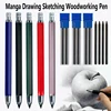 Multicolor 4.0mm Mechanical Pencil Built In Pencil Sharpener Sketching Drawing Project Marking Metal Pen School Office Supplies 1