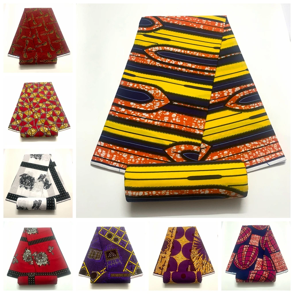 New arrival ankara wax 100 cotton african wax prints cloth real pagne