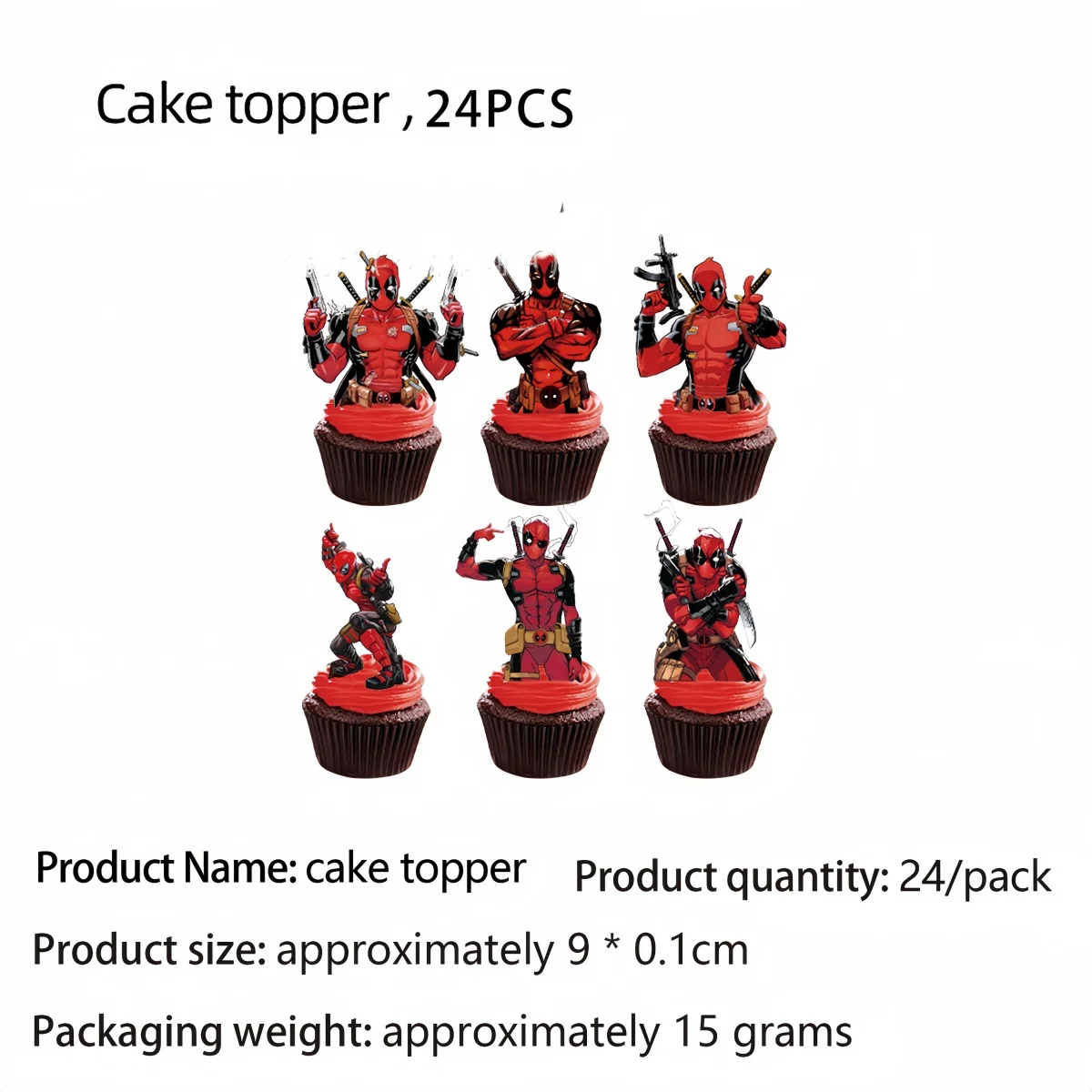 Superhero Deadpool Birthday Party Decor Deadpool Cake Topper Latex Balloon Banner Baby Shower Kids Boys Favors Party Supplies party supplies,birthday party supplies,cake decoration toppers