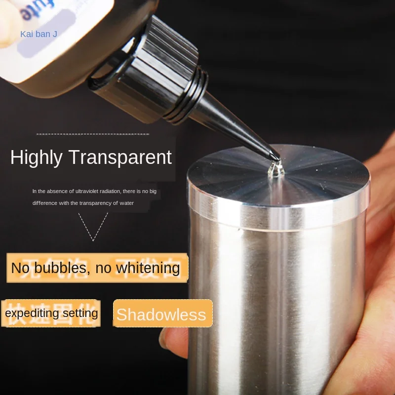 Super Glue Silicone Glue Sealant Glue Acrylate Glue Tempered Glass Glue Kafuter K300 50ML 250ML UV Shadowless Glue Clear Transparent Adhesive for Glass Crystal Acrylic Stickup Gluing