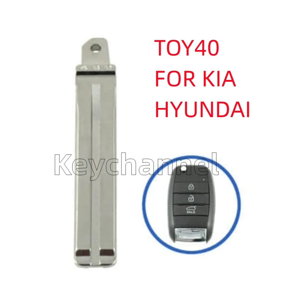 Flip Key Blade Car Key Blank 10PCS For Kia Rio K3 Optima Cadenza Sedona Hyundai TOY40 Toy48 HY22