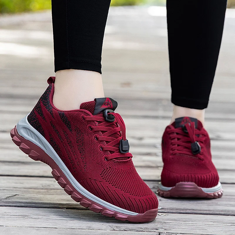 Damen-Turnschuhe, Lauf- und Gehschuhe, leichte, modische Tennisschuhe, sportliche Sportschuhe für Damen_voghion.com