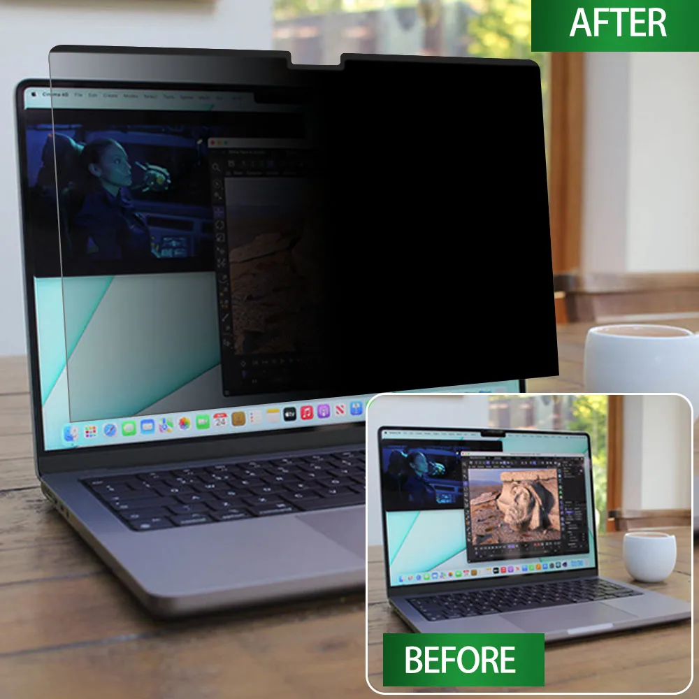 Filtro Privacy Magnetico Per Macbook Air 13 M1 M2 2022 2023 Pellicola Proteggi Schermo Anti-Spia Anti-Peep/Glare Matte Film