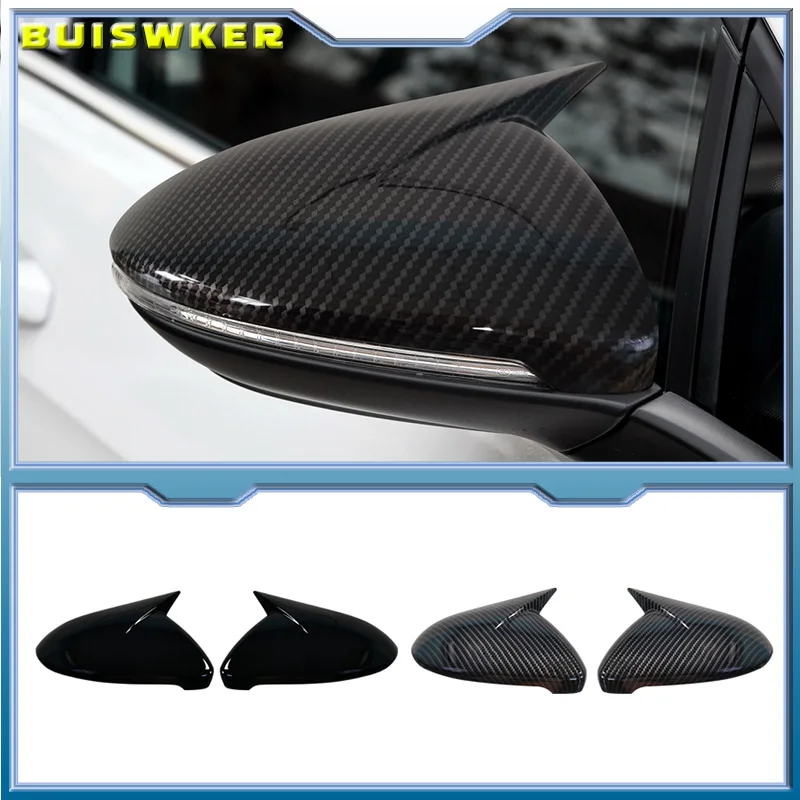 Seitliche Rückspiegel kappe Flügel Seitens piegel abdeckung für vw golf 7 mk7 mk 7,5 gti r gte gtd 2012-2015 Ersatz