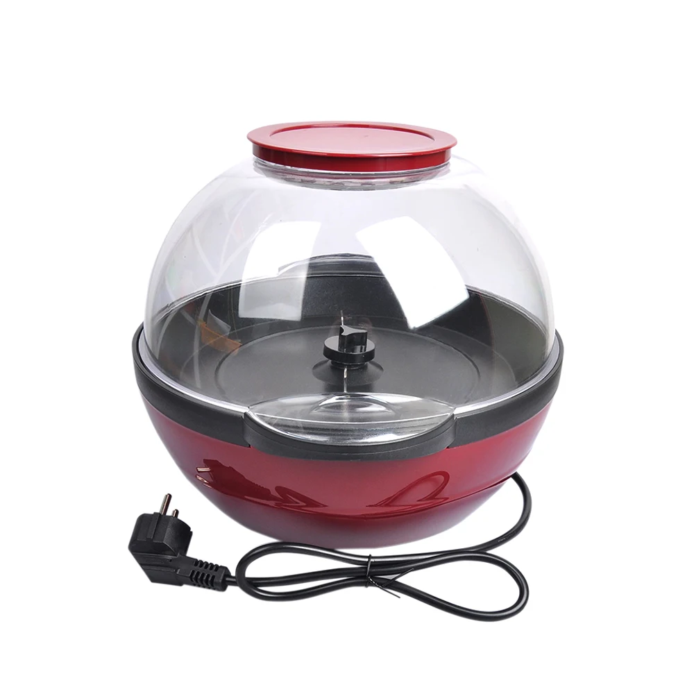 Popcorn Machine, Non-stick Board, Electric Stirring with Fast Heating Technology, Cool Handle, with Large Lid 6