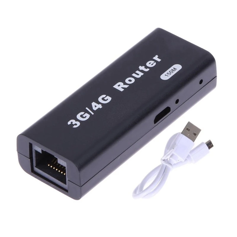 

Wifi Router 3G/4G Wifi Wlan Hotspot Wifi Hotspot 150Mbps RJ45 USB Wireless Router With USB Cable