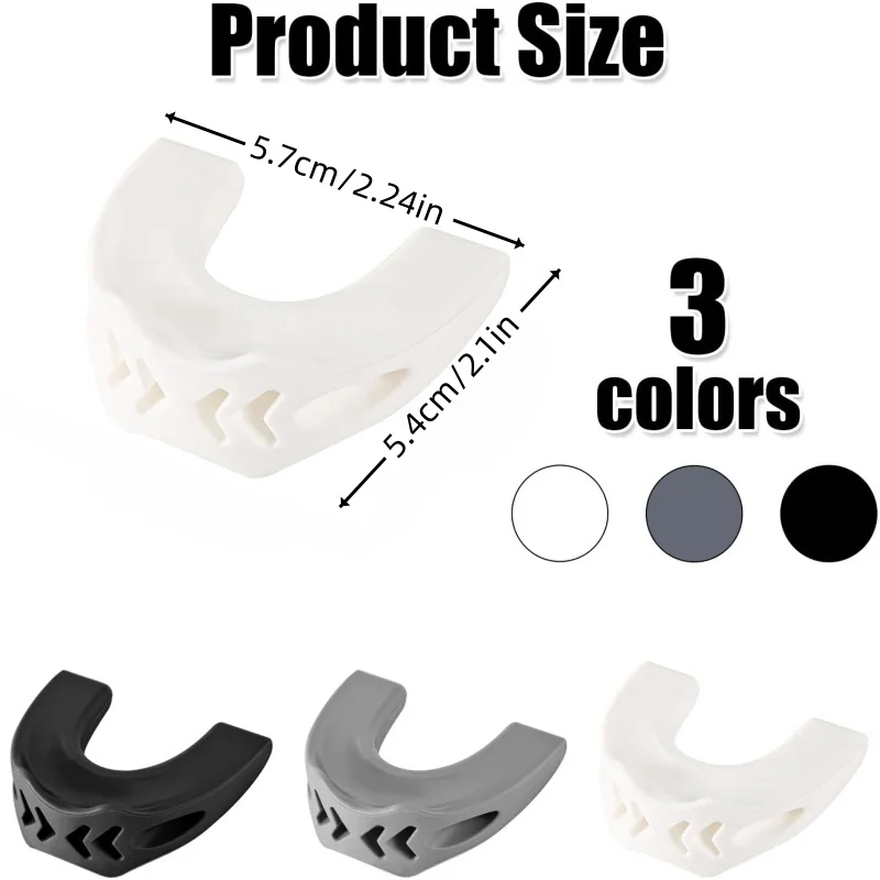 3 Pcs Silicone Jawline Exerciser Set 3-Level Fit Jaw Trainer for Men & Women Facial Muscle Toner for Enhanced Chin Definition jaw exerciser
