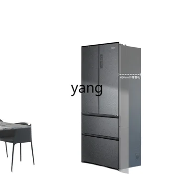 YJQ French multi-door refrigerator 510L ultra-thin embedded first-level frequency conversion air cooling large capacity