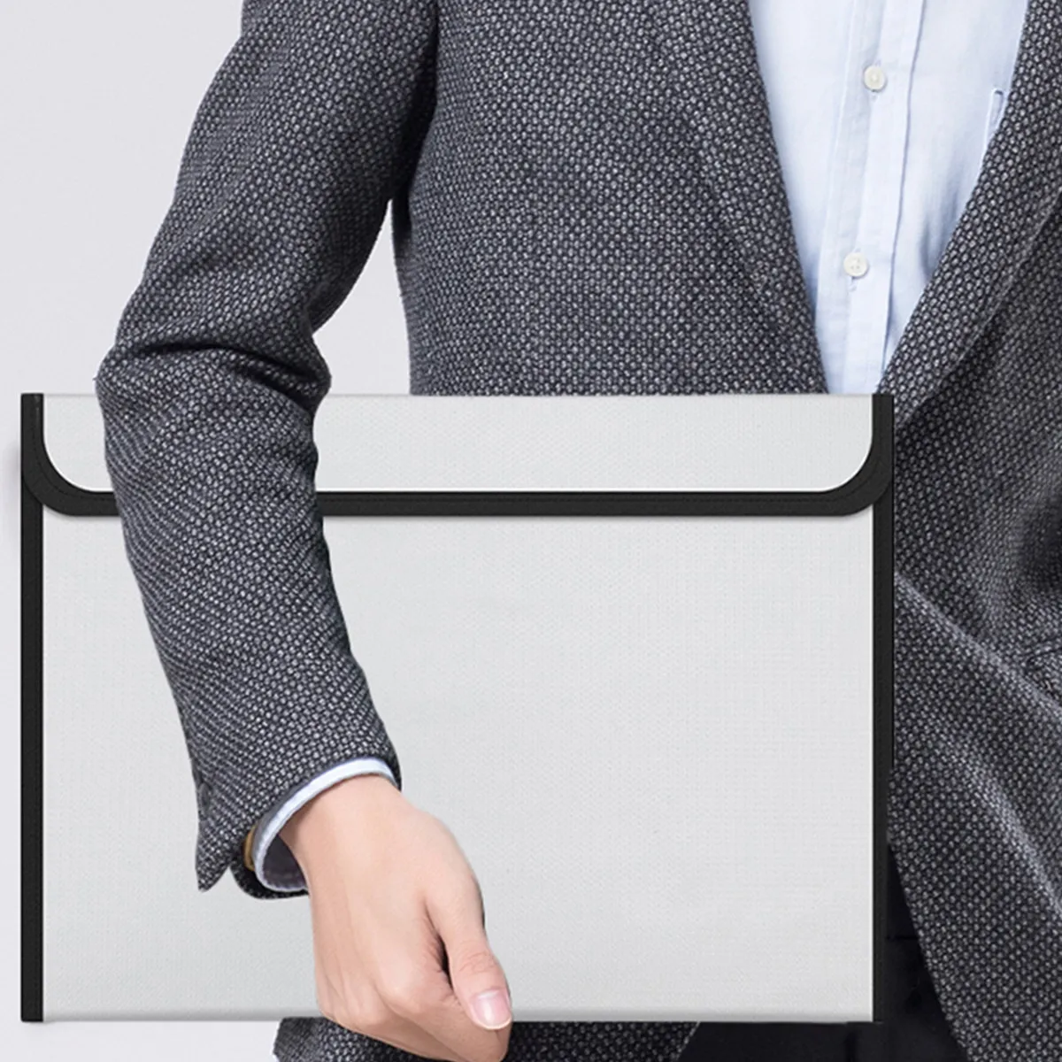 문서용 내화 안전 보관 가방 방수 내화 실리콘 코팅 유리 섬유 소재 대용량 여권 보관 가능