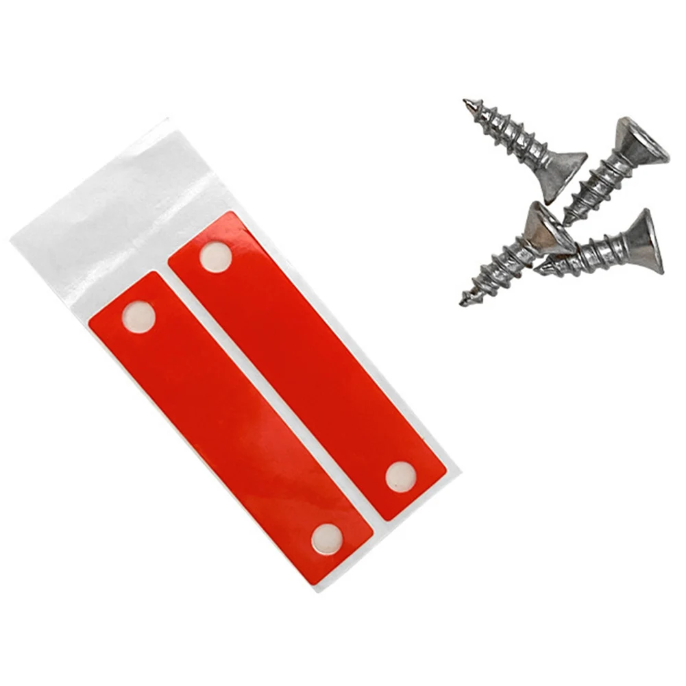 Magnetic Cabinet Catches Door Stops Magnet Invisible Ultra-Thin Anti-Rust Door Magnet Suction With Screw Catch Hardware 2Set