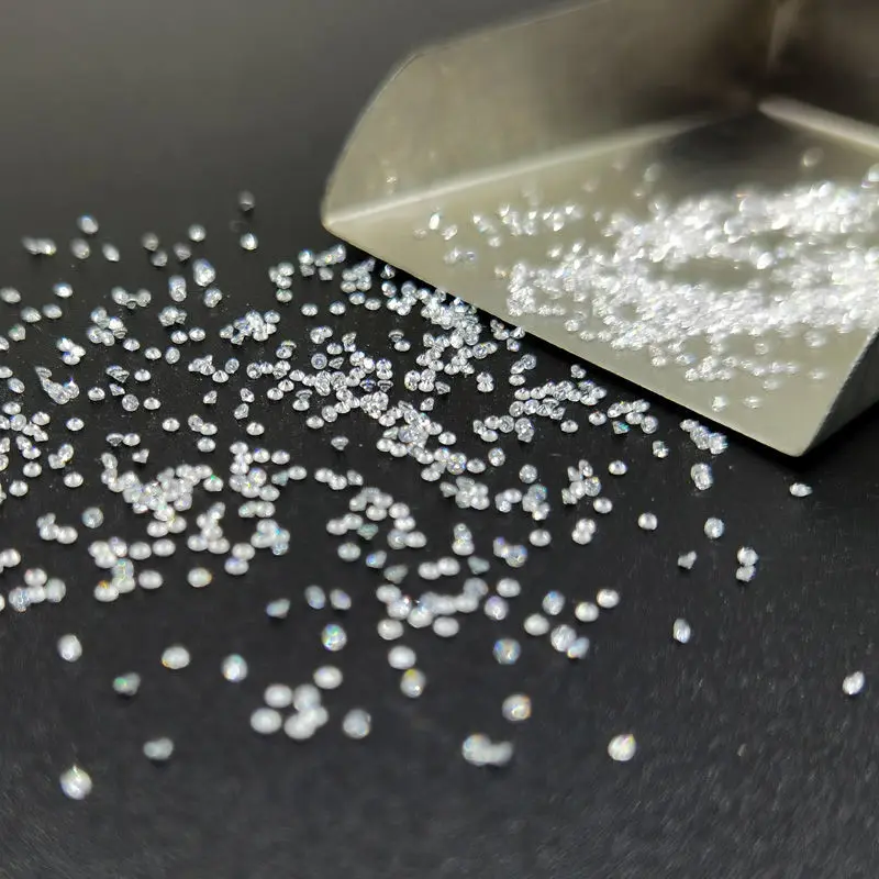 100% Genuine 1.0ct Wholesale Size Price 1.0~3.75mm D Color Round Cut Lab Grown Loose Moissanites Stone Test Positive 5