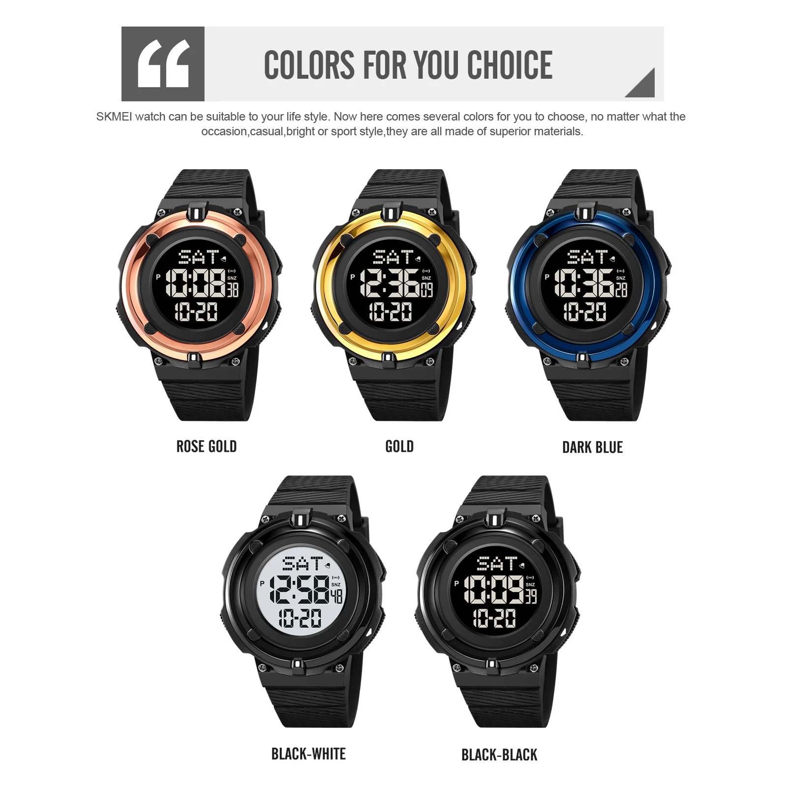 SKMEI Military LED Digital Watch For Men Dual Time Chrono Date Alarm Week Men's Wristwatches Waterproof Male Clock Reloj Hombre