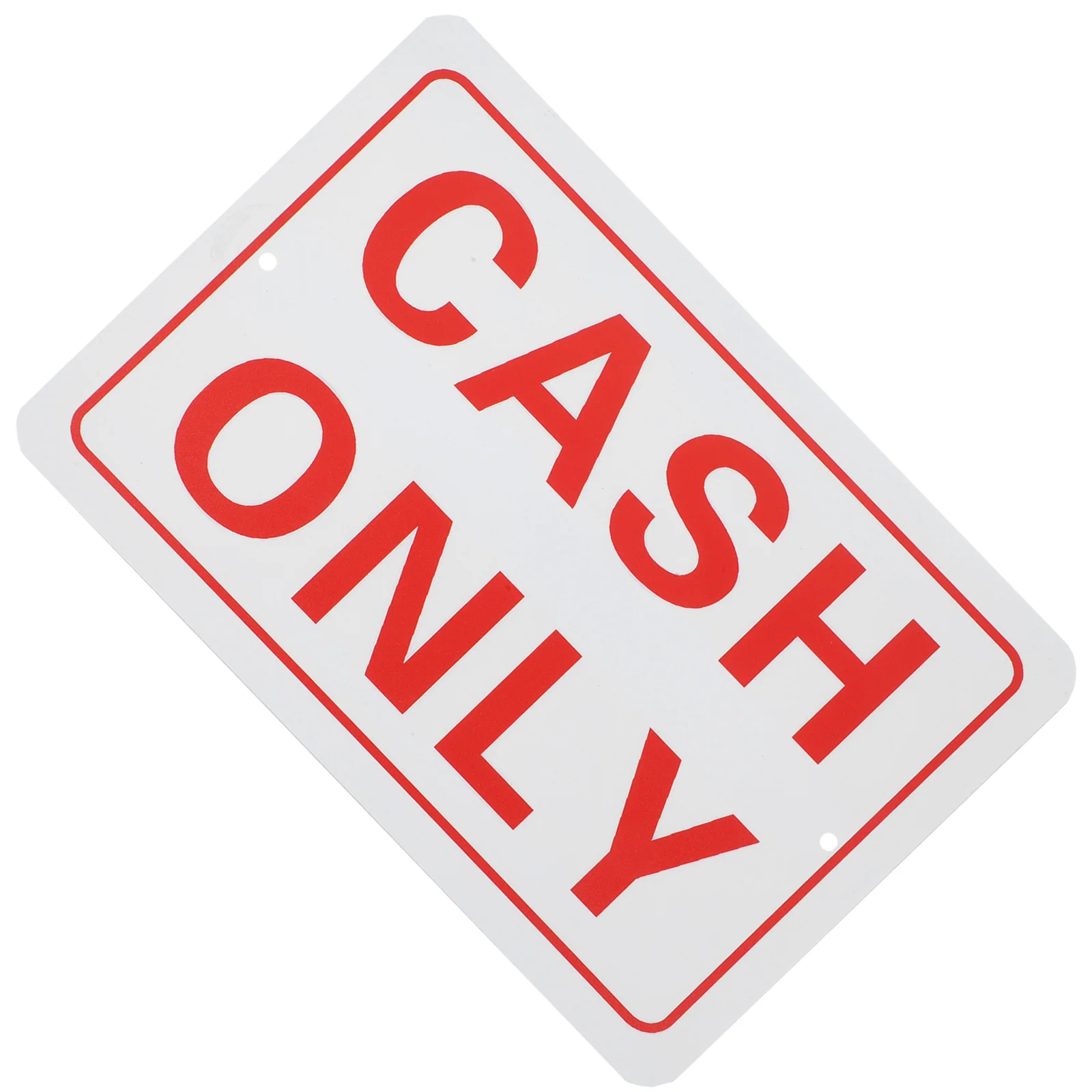 

Cash Sign Emblems No Credit Card Signs Cashier for Store The Pvc Only Business Office