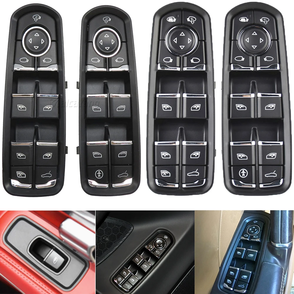 

For Porsche Panamera Cayenne Macan 2011 2012 13-2017 Power Windows Mirror Switch 7PP959858M 7PP959858A 7PP 959 858 A 7PP 959 855