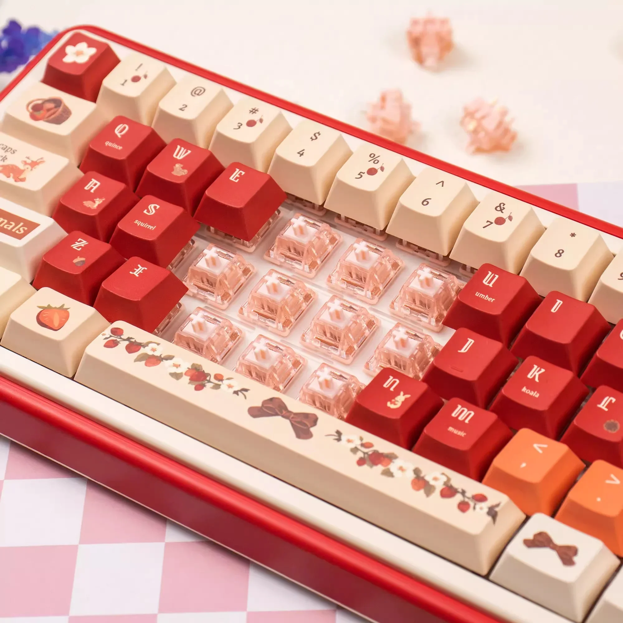U'Re UR65 기계식 키보드 3모드 무선 게이밍 키보드 가스켓 PC RGB 지원 QMK 핫스왑 11개 커스텀 게이머 액세서리