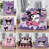Printed Blanket Picnic Blankets Warm Sanrio Kuromi Blanket Soft and Comfortable Blanket Home Travel Birthday Gift 1