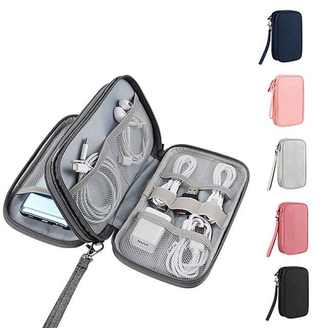 Portable Waterproof Travel Cable Organizer Bag Pouch Electronic