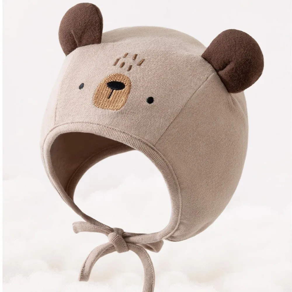 New Cute Cartoon Baby Ear Protection Cap Cold Proof Warm Earmuffs Hat Windproof Beanie Cap Autumn Winter