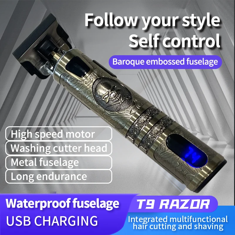 2022T9 xiomi Professional Electric Hair Clipper Rechargeable Shaver тример для мужчин |