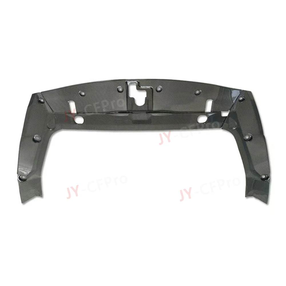 닛산 GTR R35 배터리 커버 2008-2024용 R35 3PCS 리얼 카본 파이버 프론트 범퍼 엔진 냉각 커버 개폐식 패널 커버