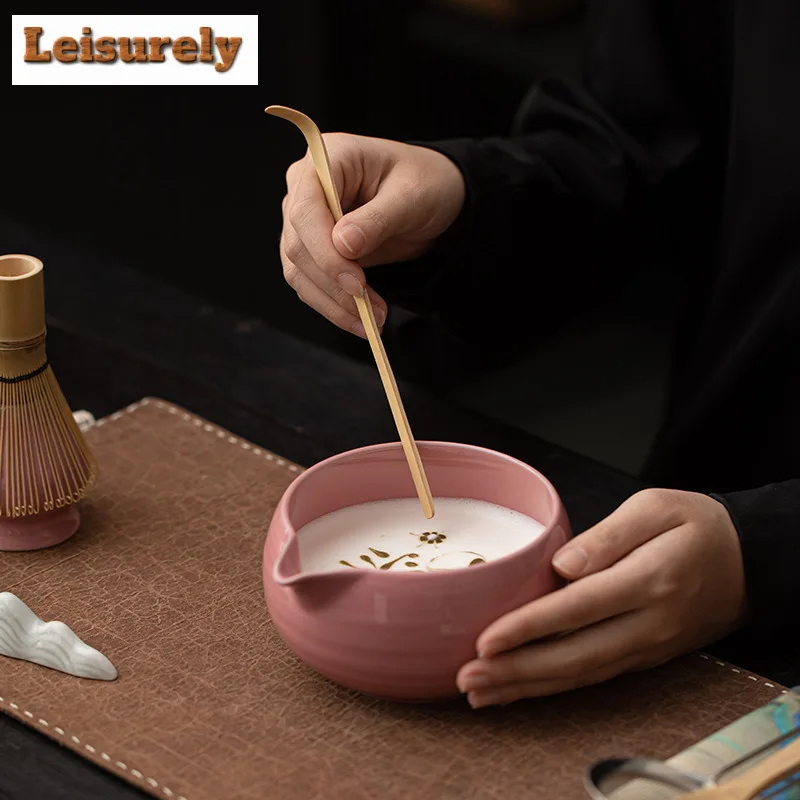 Japanese Matcha Whisk Stand Tea Ceremony Matcha Bowl Bamboo Whisk Grinder Brushes Tea Tools Holder Tea Accessories Teaware Gifts