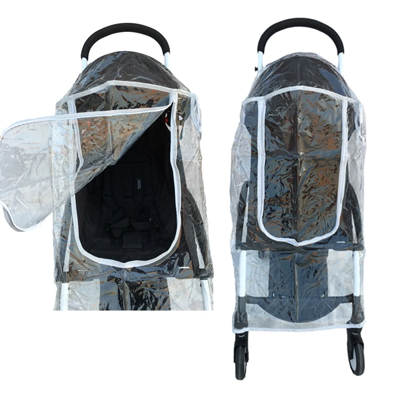 baby trend jogging stroller accessories 1:1 Stroller Raincoat Rain Cover Dust-proof Cover Windproof Cover For Babyzen Yoyo yoya Babytime Vovo Vinng Stroller Accessories baby stroller cover for winter