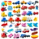 Bloques de construcción grandes para niños, Compatible con bloques grandes, camión, coche, autobús, ciudad, Serie de tráfico, juguete educativo de montaje