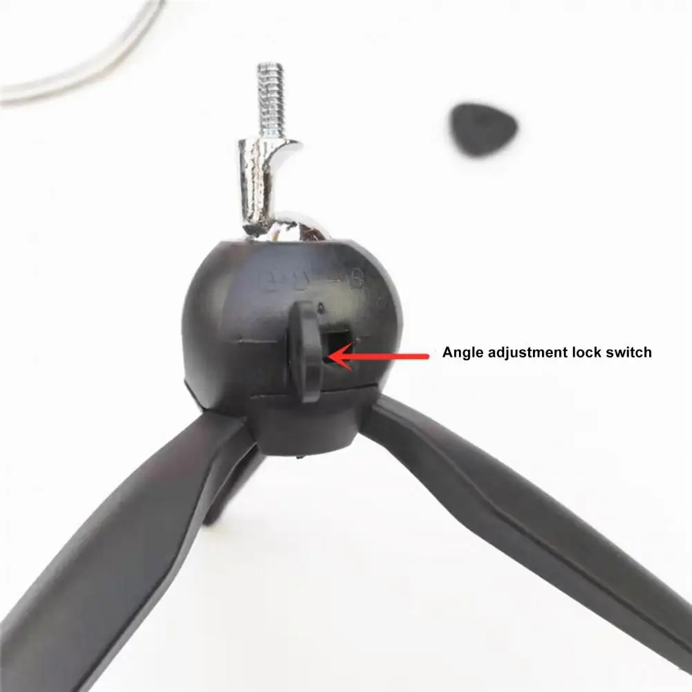 Fish Pole Holder Adjustable Angle Three-Foot Folding for Ice Fishing